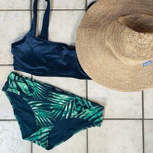 Aerie Palm Leaf Bikini Bottoms